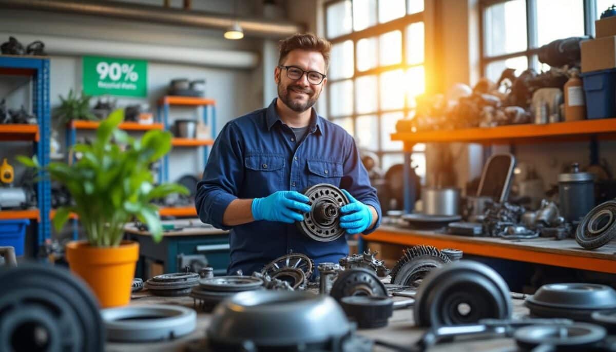 entdecken sie, wie diese werkstatt in deutschland 90 % aller altteile recycelt und damit maßstäbe für nachhaltige autopflege und umweltschutz setzt. ein inspirierendes beispiel für verantwortungsbewusste kfz-betriebe.