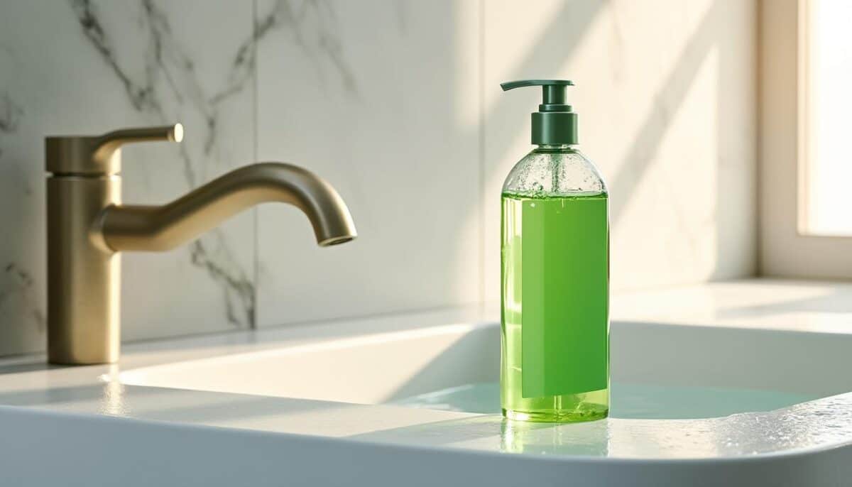 entdecken sie das überraschende produkt aus dem bad, das beim geschirrspülen fairy und pril in der reinigungsleistung übertrifft – für ein strahlend sauberes ergebnis ohne kompromisse!