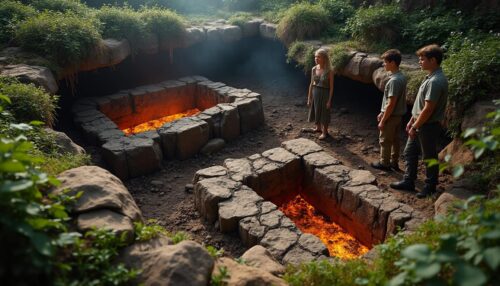 archäologen haben herausgefunden, wofür eine seltene neandertaler feuerstelle mit zwei kanälen diente. entdecken sie die faszinierende technologie und ihre bedeutung für das leben der frühmenschen.