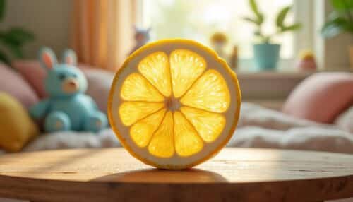 entdecken sie, wie eine einfache halbe zitrone als natürliches hausmittel ausreicht, um die luft im kinderzimmer aufzufrischen und für ein angenehmes raumklima zu sorgen.