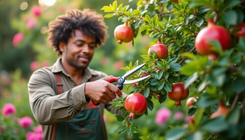 entdecken sie, wie sie einen granatapfelbaum richtig schneiden. erfahren sie die bewährte methode vom gärtner, um gesunde bäume und reiche ernten zu fördern.