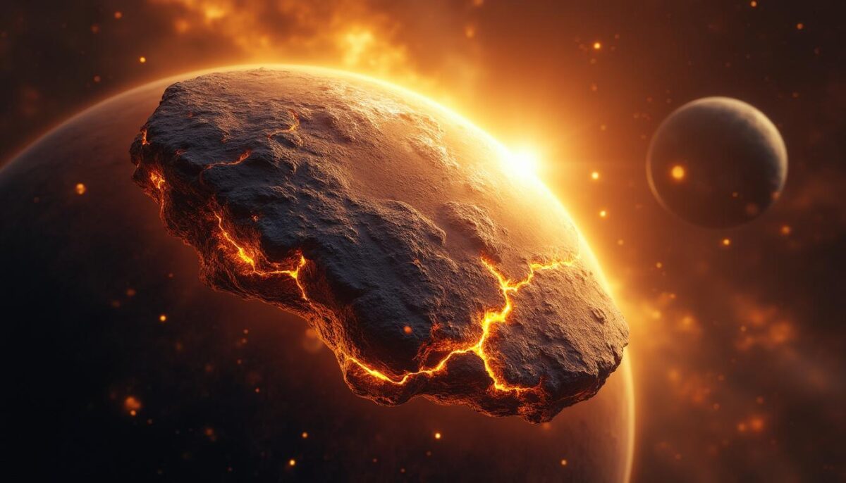 ein sensationeller fund von mit-forschern: ein fragment der ur-erde vor dem gewaltigen einschlag, der zur entstehung des mondes führte.